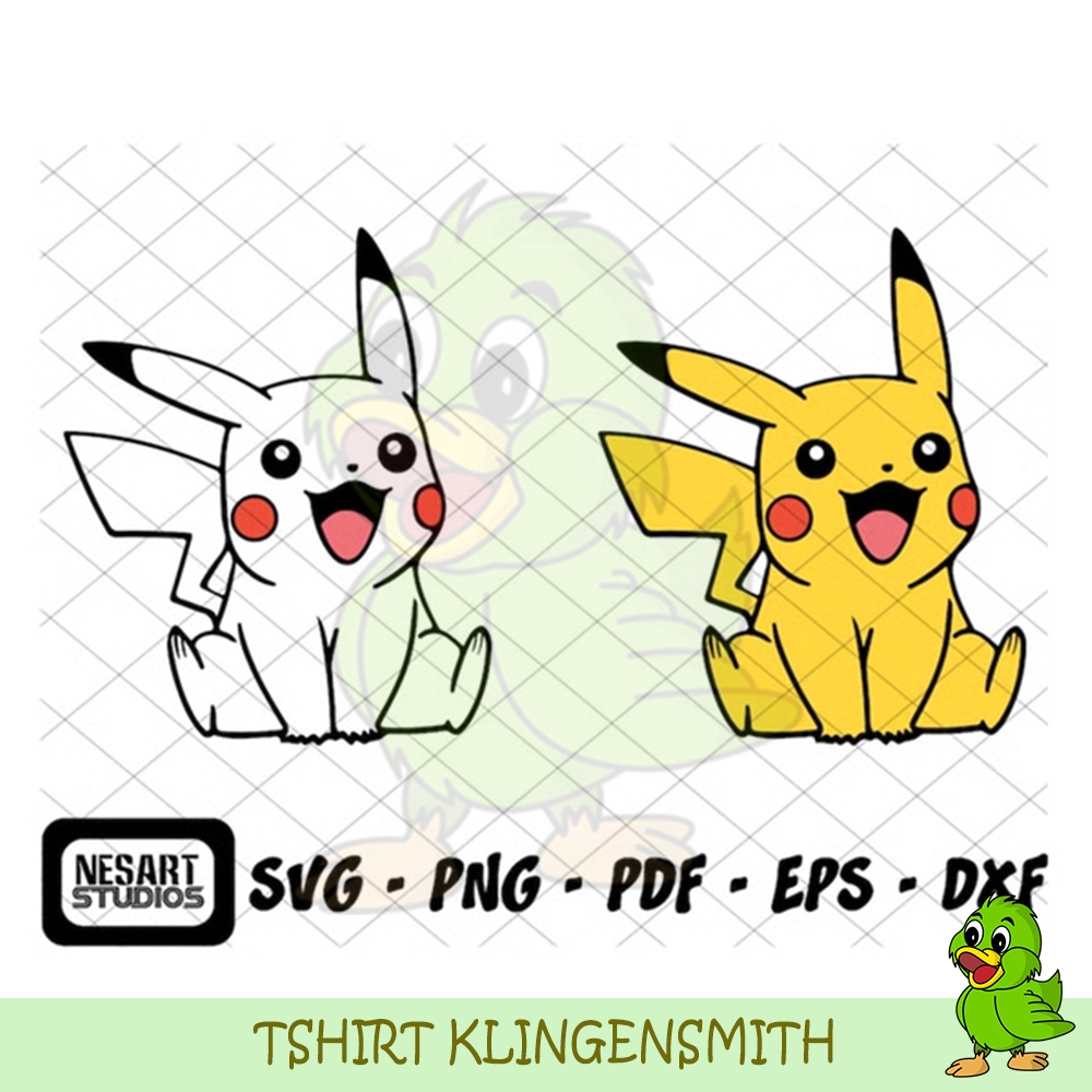 Pikachu Window Vector Pikachu Svg , Pikachu Png , Pokemon Cricut Vector Bundle , P | Inspire ...