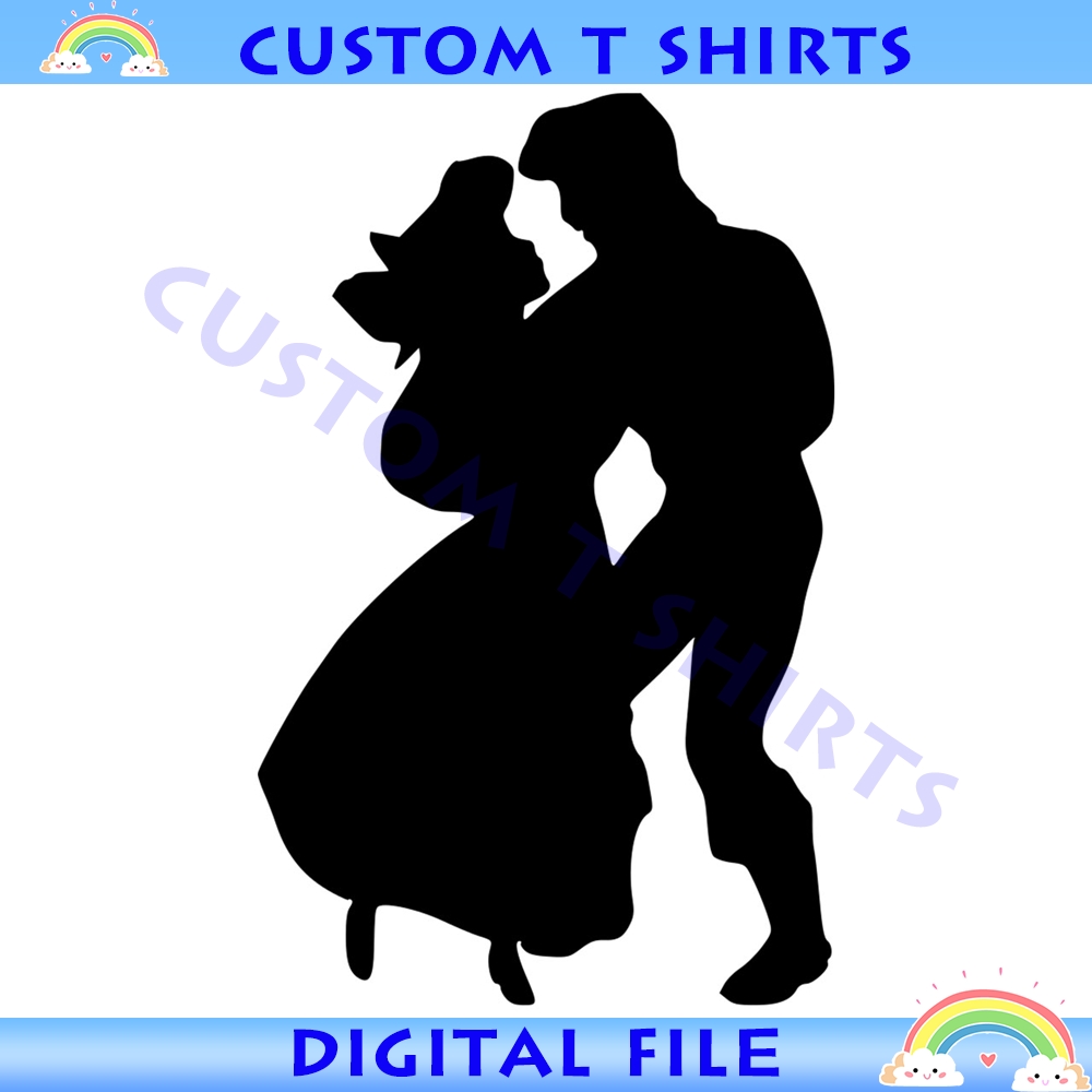 Prince Eric And Princess Ariel The Little Mermaid SVG Silhou | Inspire ...