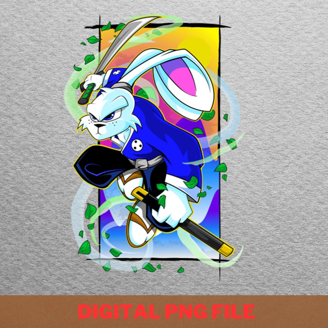 Usagi Duty Calls Samurai Rabbit PNG, Usagi PNG, Sailor Sensh - Inspire ...