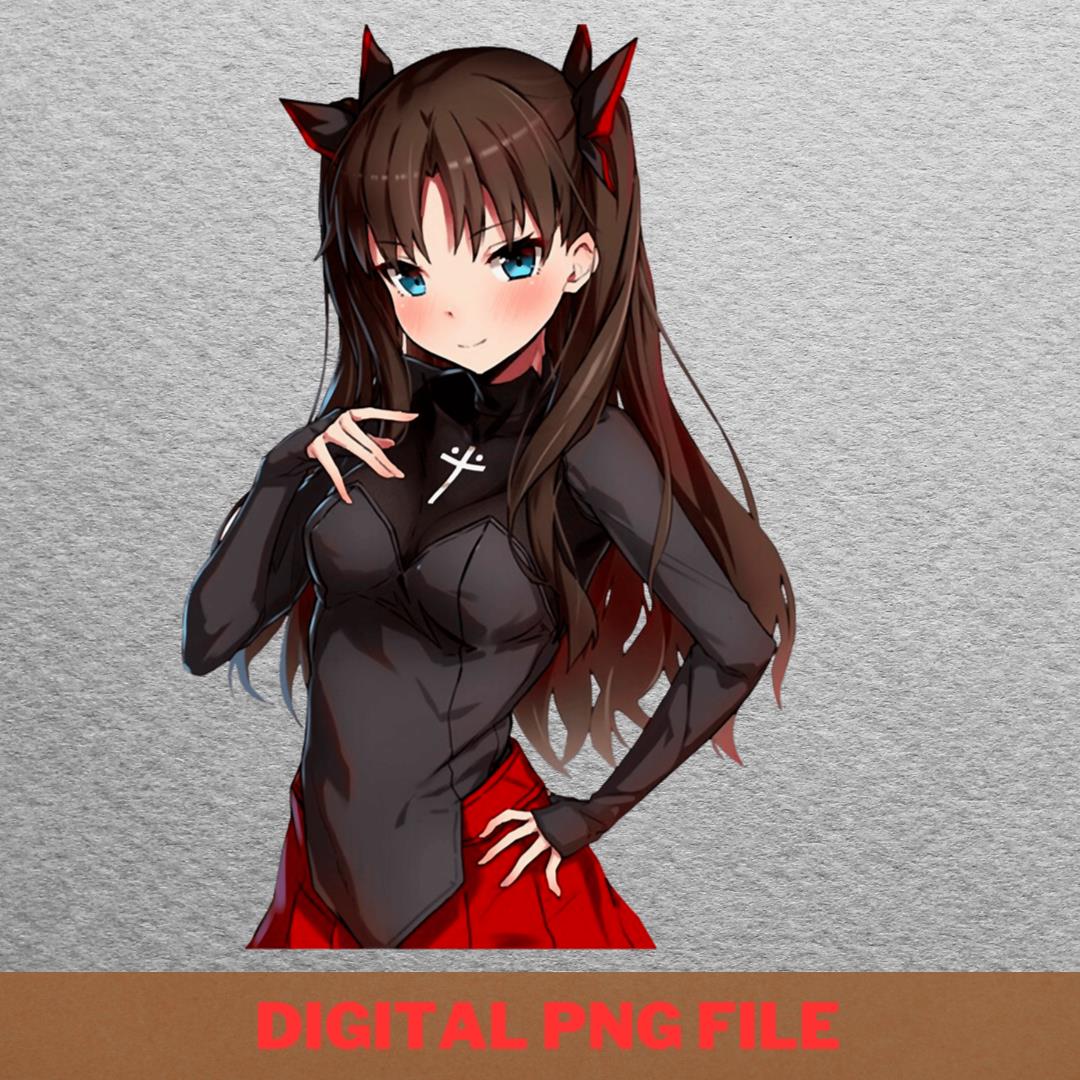 Rin Tohsaka Resilient PNG, Rin Tohsaka PNG, Fate Stay Night | Inspire ...