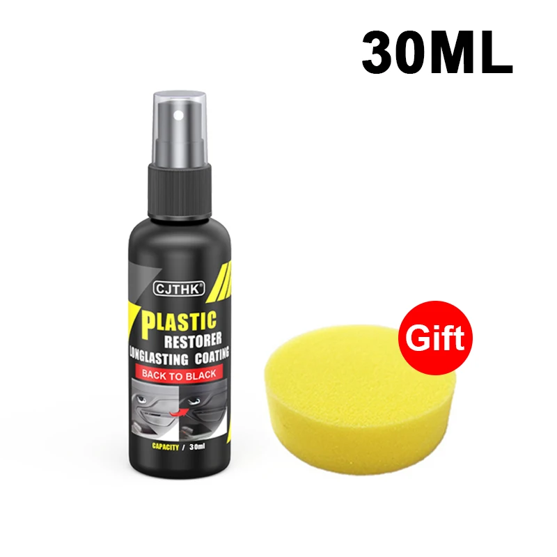 Back to Black Car Plastic Restorer Long-Lasting Trim & Leather Shine Coating