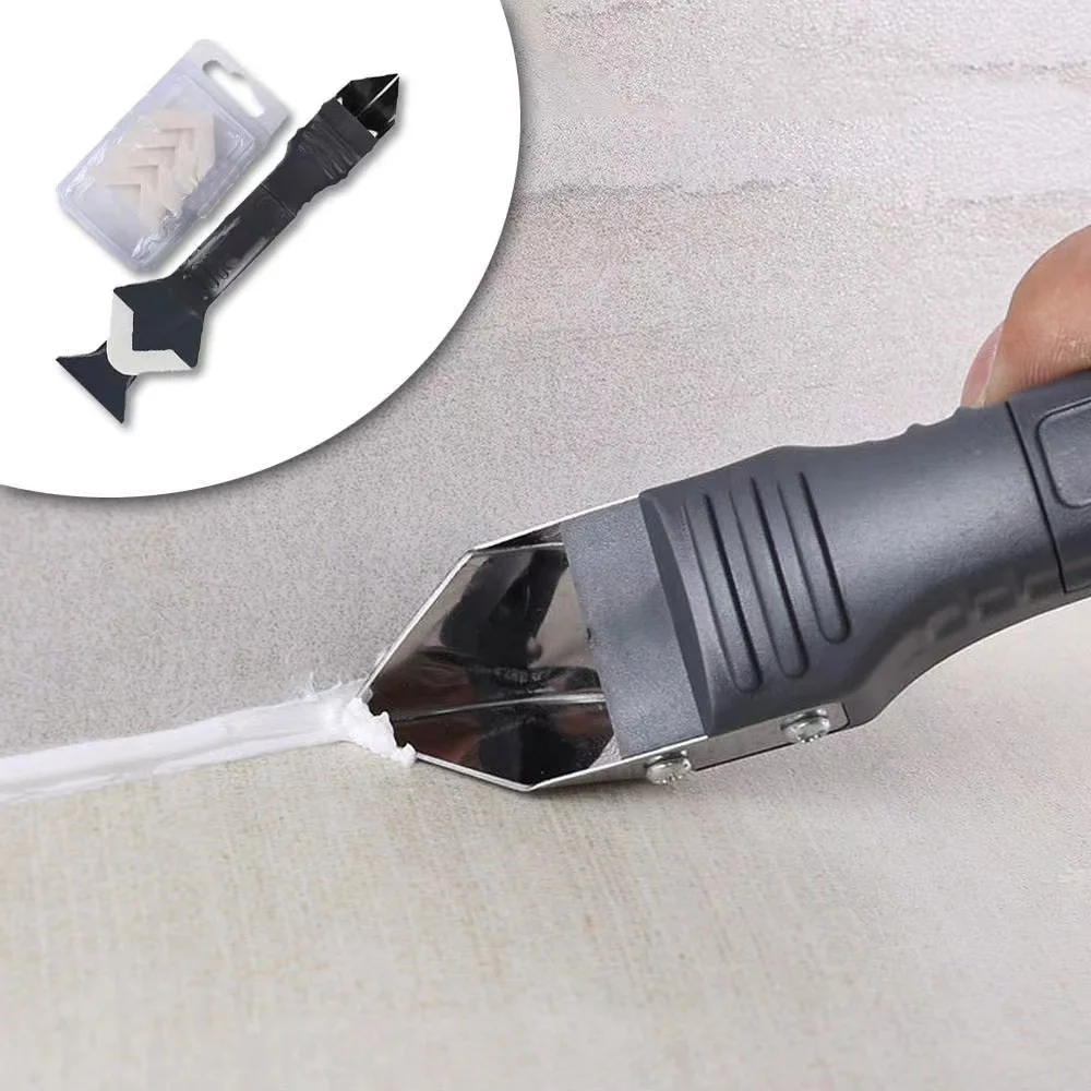 Caulking Tool Kit with Silicone Scraper and Sealant Remover for Smooth & Professional Finishes