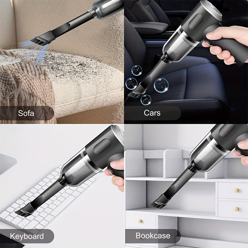 PowerMax Cordless Car Vacuum Wet Dry Handheld Vacuum Cleaner with Fast Rechargeable Battery