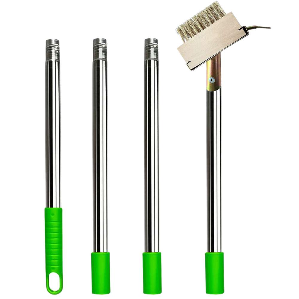 Heavy Duty Crack Weeder Stainless Steel Weeding Brush for Patio, Deck & Walkway Cleaning