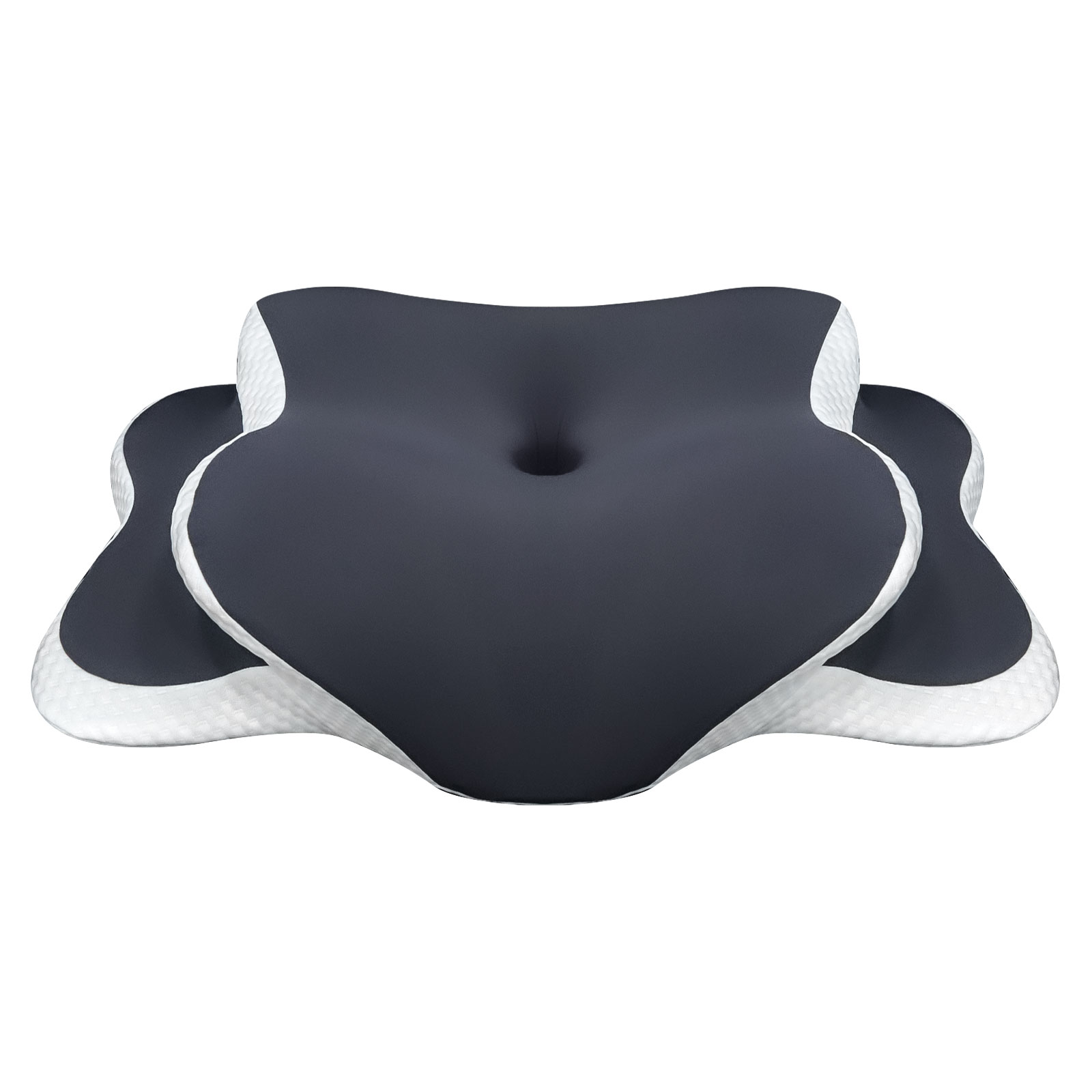 Ergonomic Cervical Pillow Memory Foam Neck Pain Relief Pillow for Side Back and Stomach Sleepers