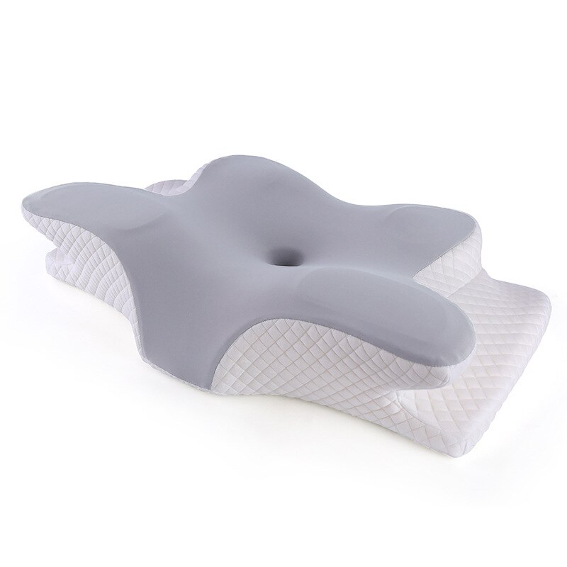ErgoButterfly Cervical Memory Foam Pillow for Neck Pain Relief and Orthopedic Sleep Support