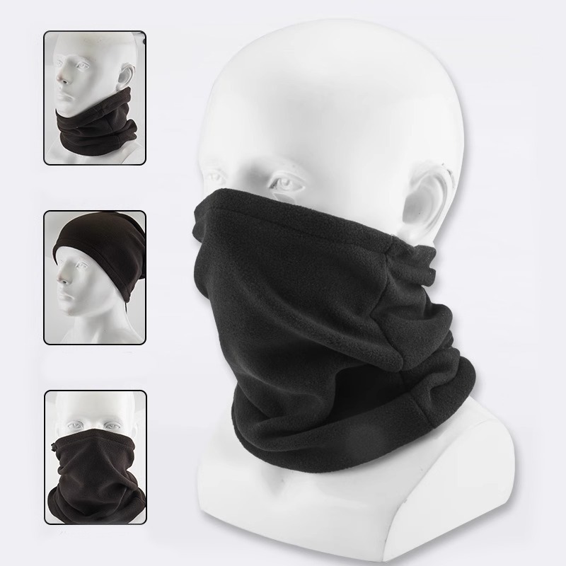 Winter Fleece Windproof Balaclava Face Mask Neck Gaiter for Cycling Motorcycle Skiing Outdoor Sports