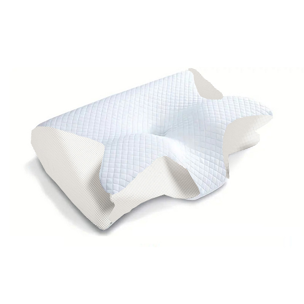 2 in 1 Memory Foam Cervical Pillow Ergonomic Contour Orthopedic Pillow for Neck Pain Relief and Deep Sleep Support