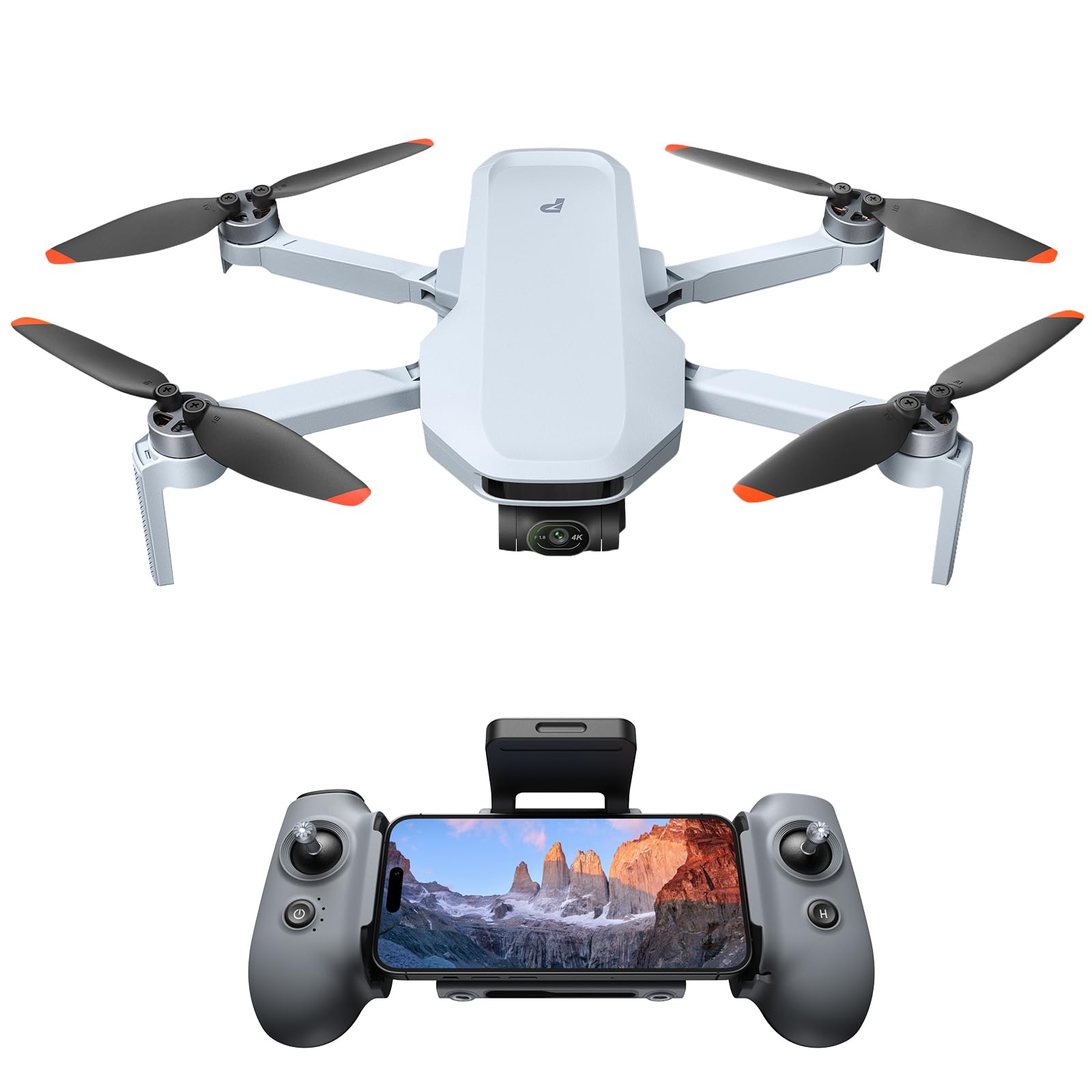 Potensic ATOM 2 4K Camera Drone with 3 Axis Gimbal Lightweight Mini Drone AI Tracking 10KM Range