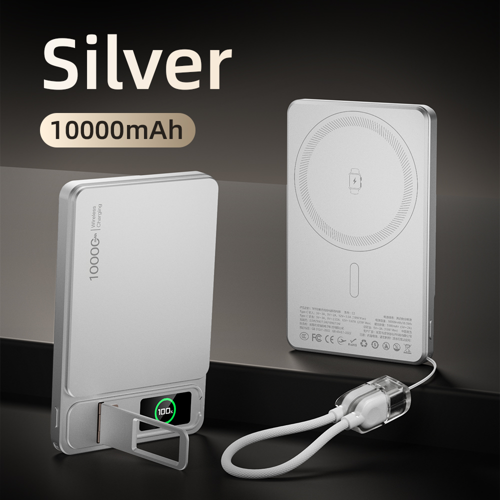 Slim MagSafe Magnetic Wireless Power Bank 20W Fast Charging Portable Charger for iPhone