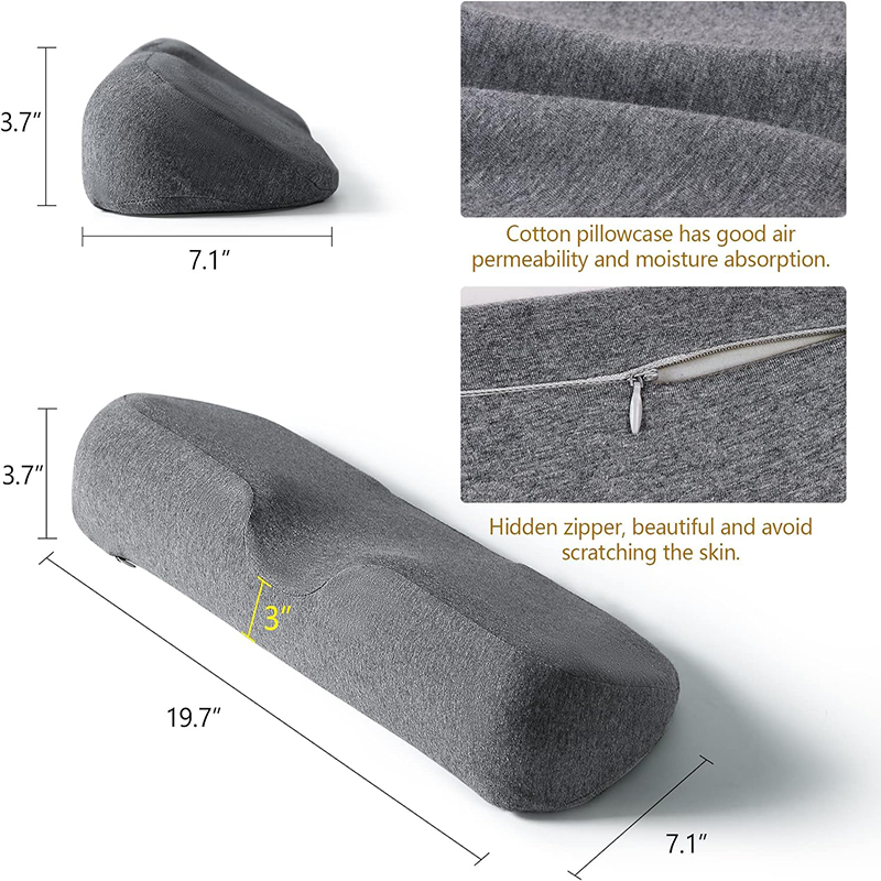 CloudEase Cervical Pillow Memory Foam Neck Support Pillow for Side and Back Sleepers
