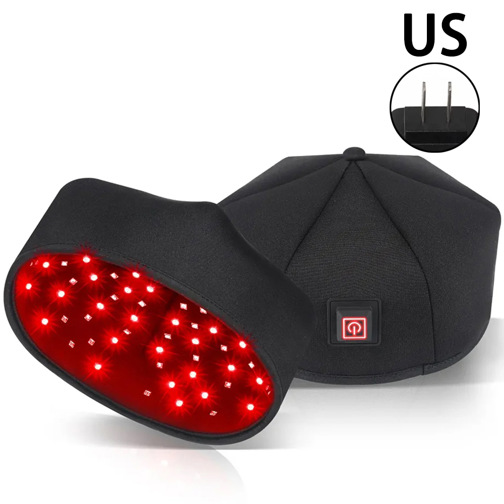 650nm LLLT Hair Growth Cap Red Light Therapy Hair Regrowth Device for Men and Women Wired