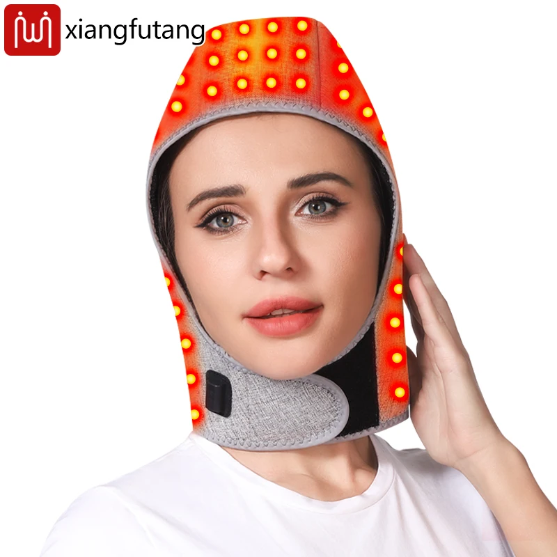 Red Light Therapy Hat Heated Hood Heat Therapy Wrap for Head Neck Comfort