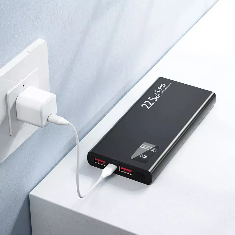 90000mAh Portable Power Bank, Charger, External Battery with LCD Display for Cell Phone