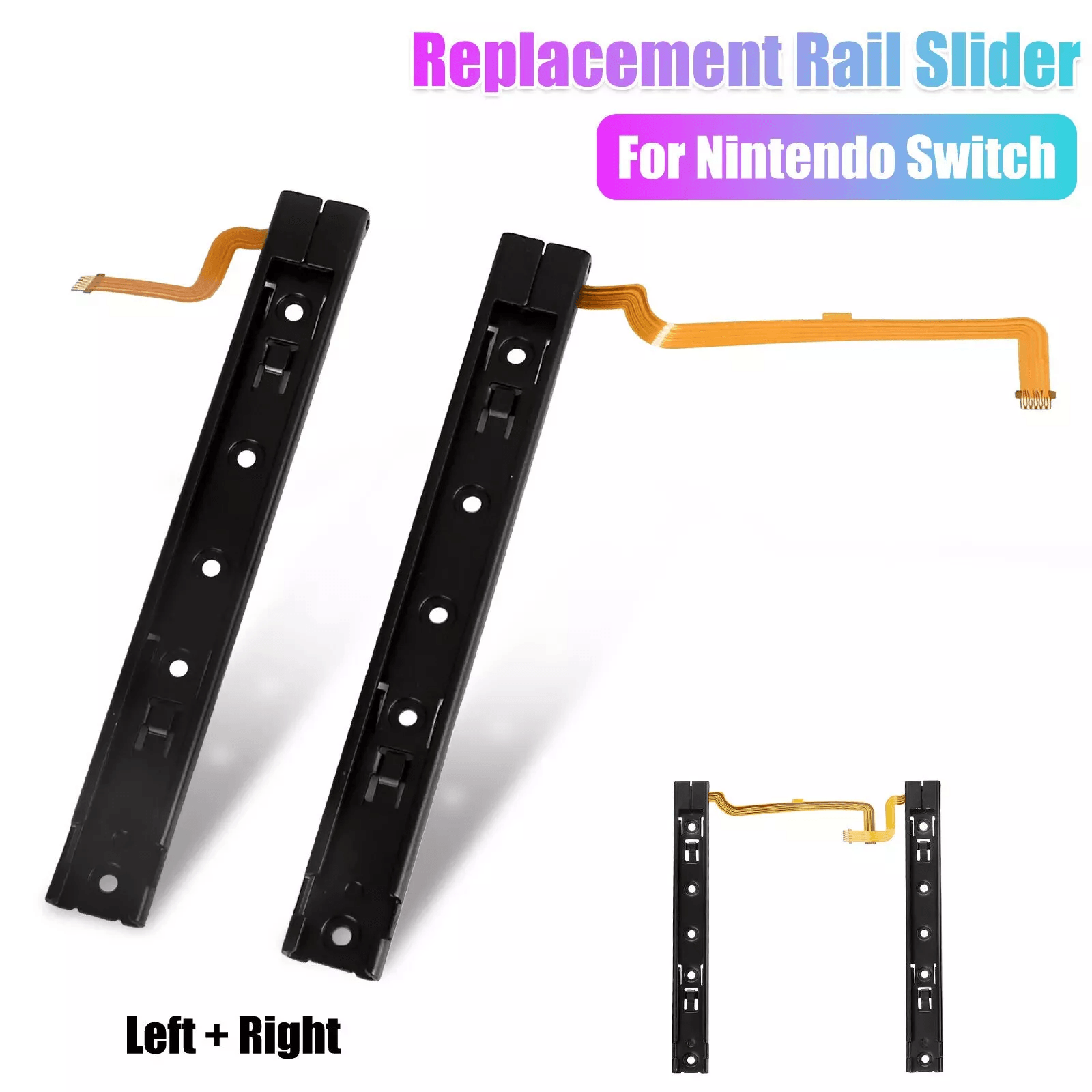 Nintendo Switch Side Rails Nintendo Switch Joy-Con Slider Rail Set | Inspire Uplift