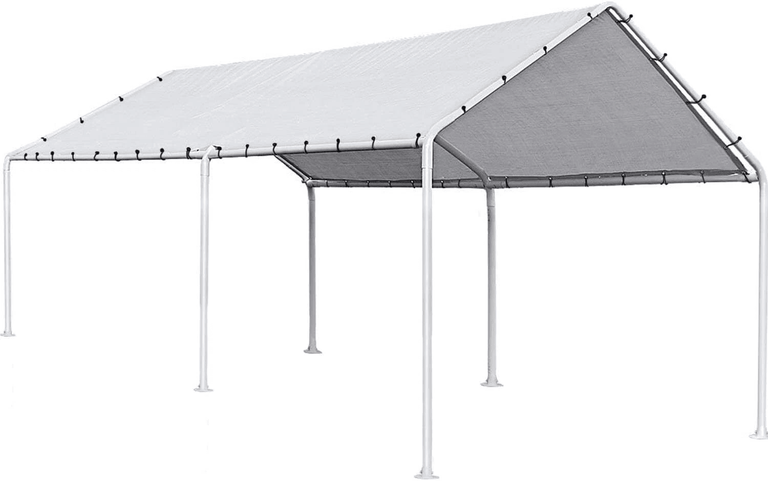 10x20 Heavy Duty Carport Canopy Portable Garage Tent with Steel Frame