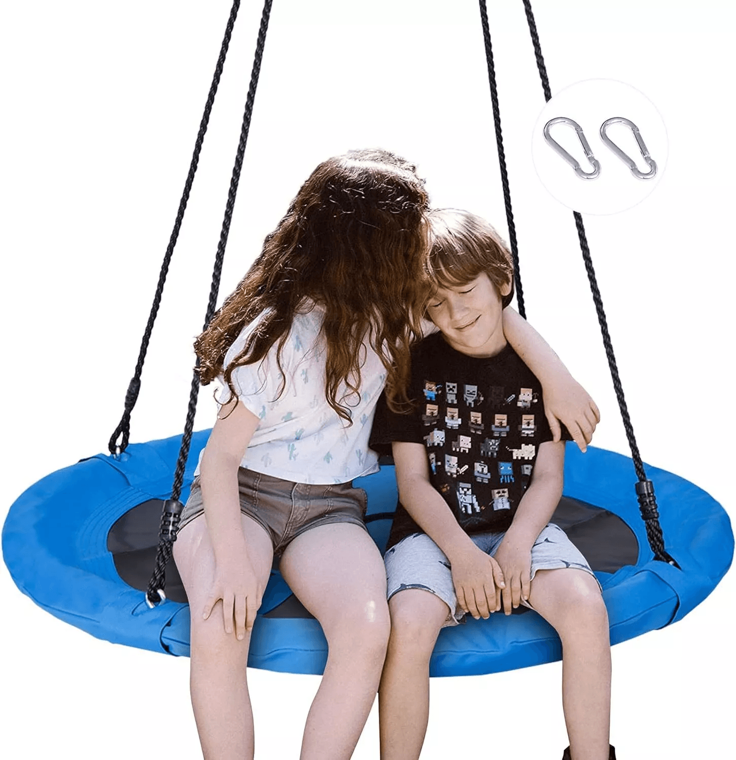 Blue Saucer Tree Swing for Kids – 40