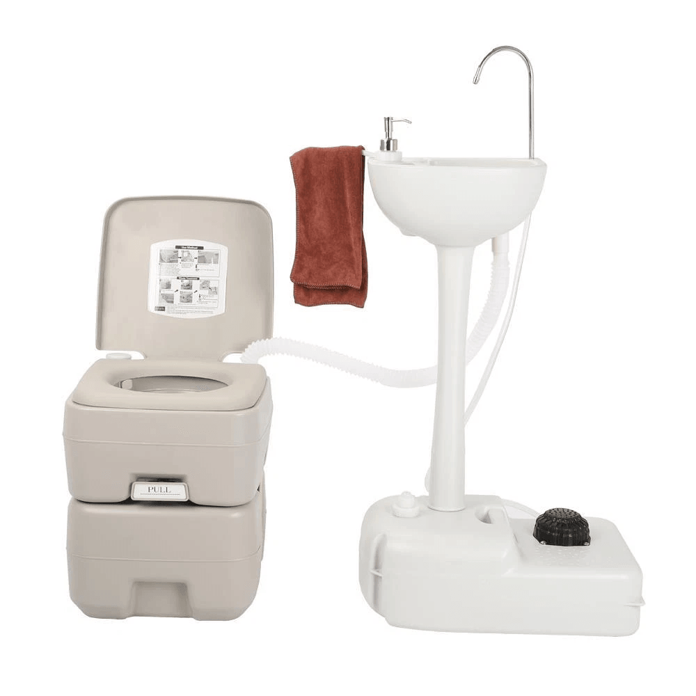 Portable Camping Sink & Toilet Combo – 24L Tank | Inspire Uplift