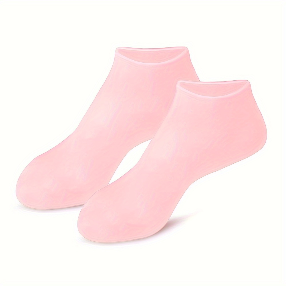 Silicone Gel Moisturizing Foot Socks for Dry Cracked Heels Hydrating Spa Treatments