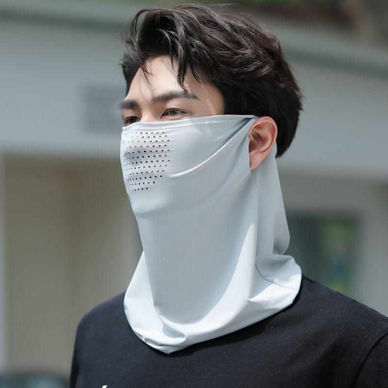 Ice Silk UV Protection Face & Neck Wrap Scarf for Outdoor Sports and Cycling
