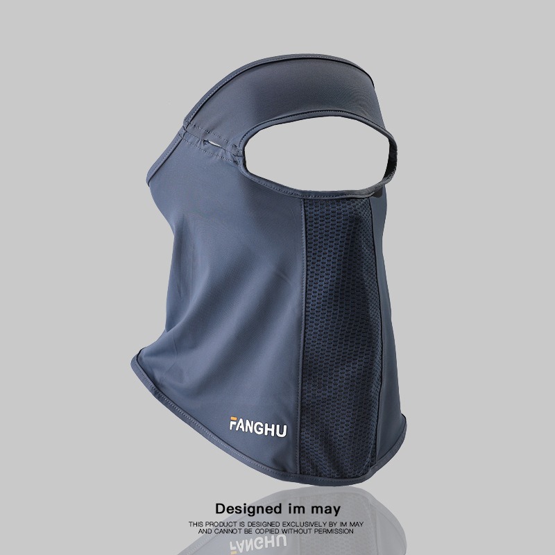 UV Cooling Face & Neck Shield Mask with Eyeglass Hole for Cycling, Running & Outdoor Sports