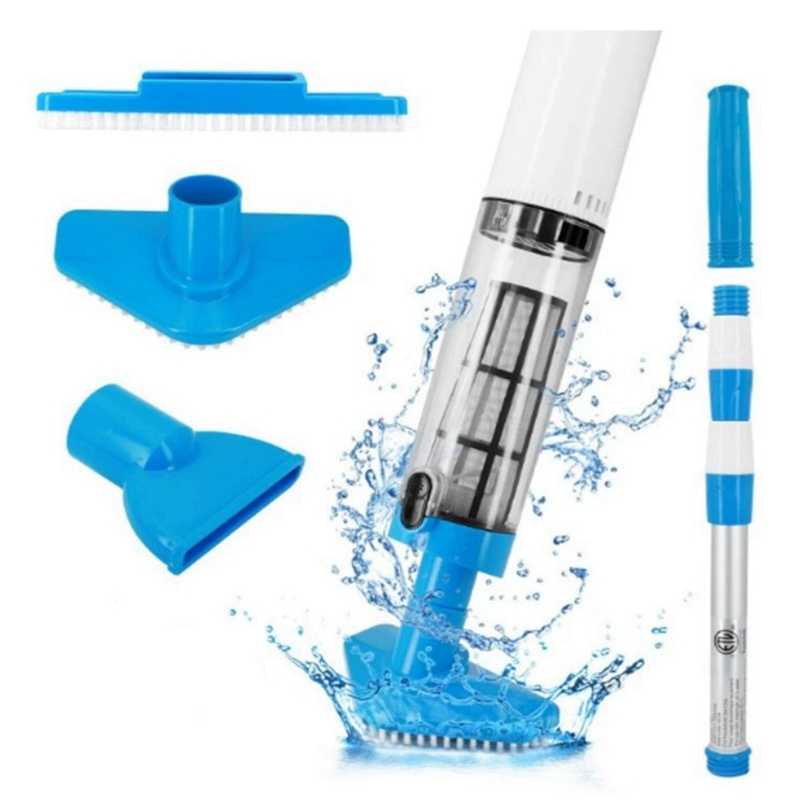 Cordless Pool Vacuum 3 in 1 Handheld Pool Cleaner for Spas, Hot Tubs & Small Pools