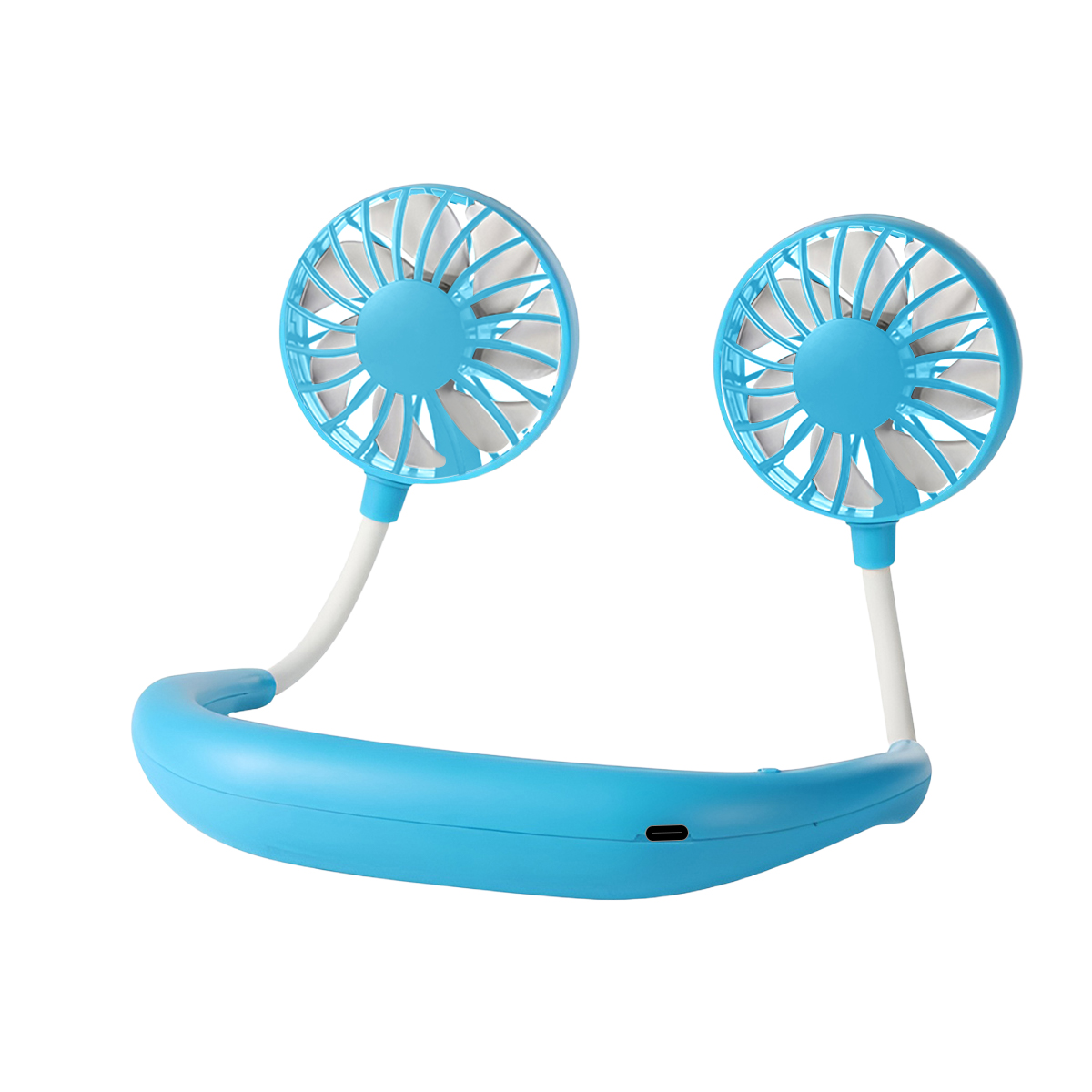 Portable Neck Fan Rechargeable Hands Free Cooling Fan for Outdoor Travel Camping and Beach