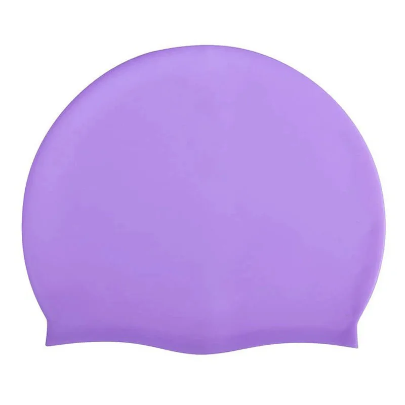 Waterproof Silicone Swim Cap for Adults Kids Flexible Hair Protection Swimming Gear