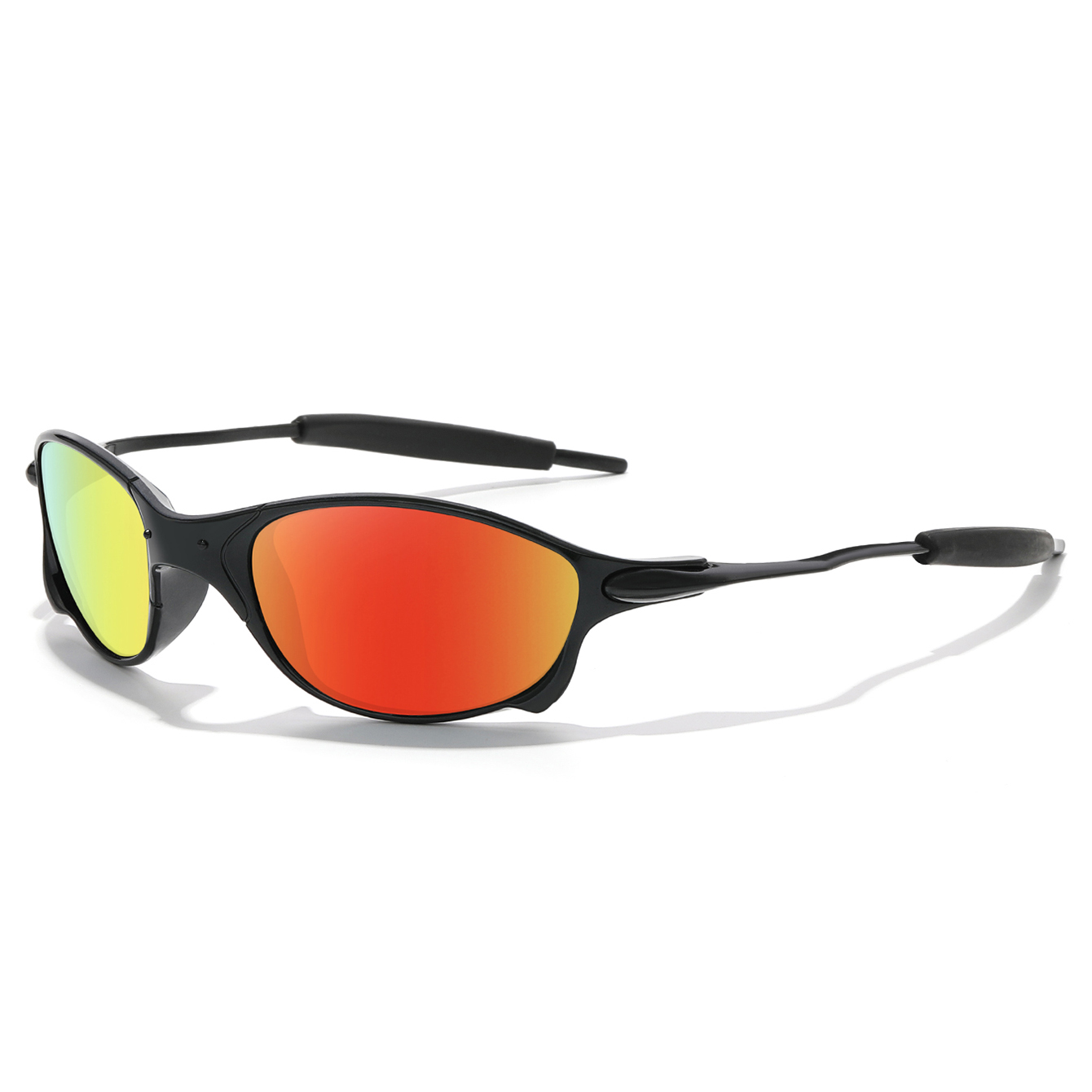AeroShield Cycling Sunglasses UV Protection Metal Sports Shades for Running Hiking & Driving