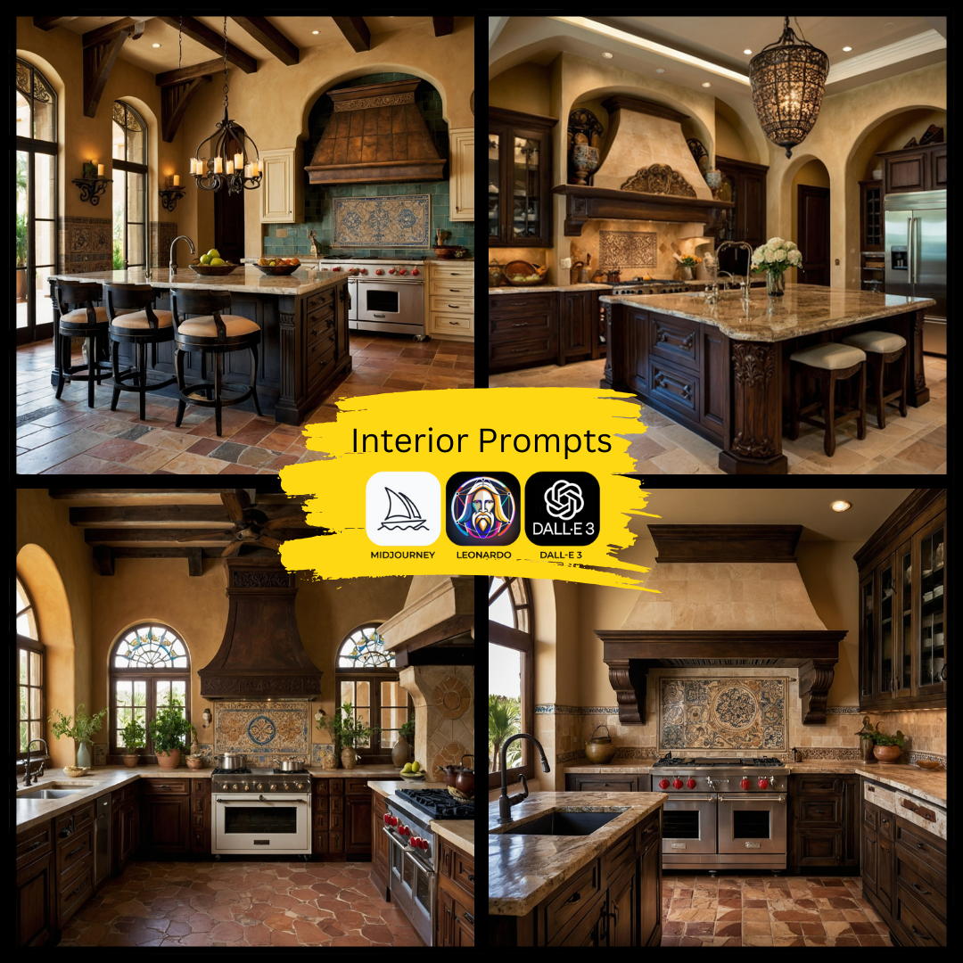 Best Midjourney kitchens prompt, Leonardo kitchens Interior - Inspire ...