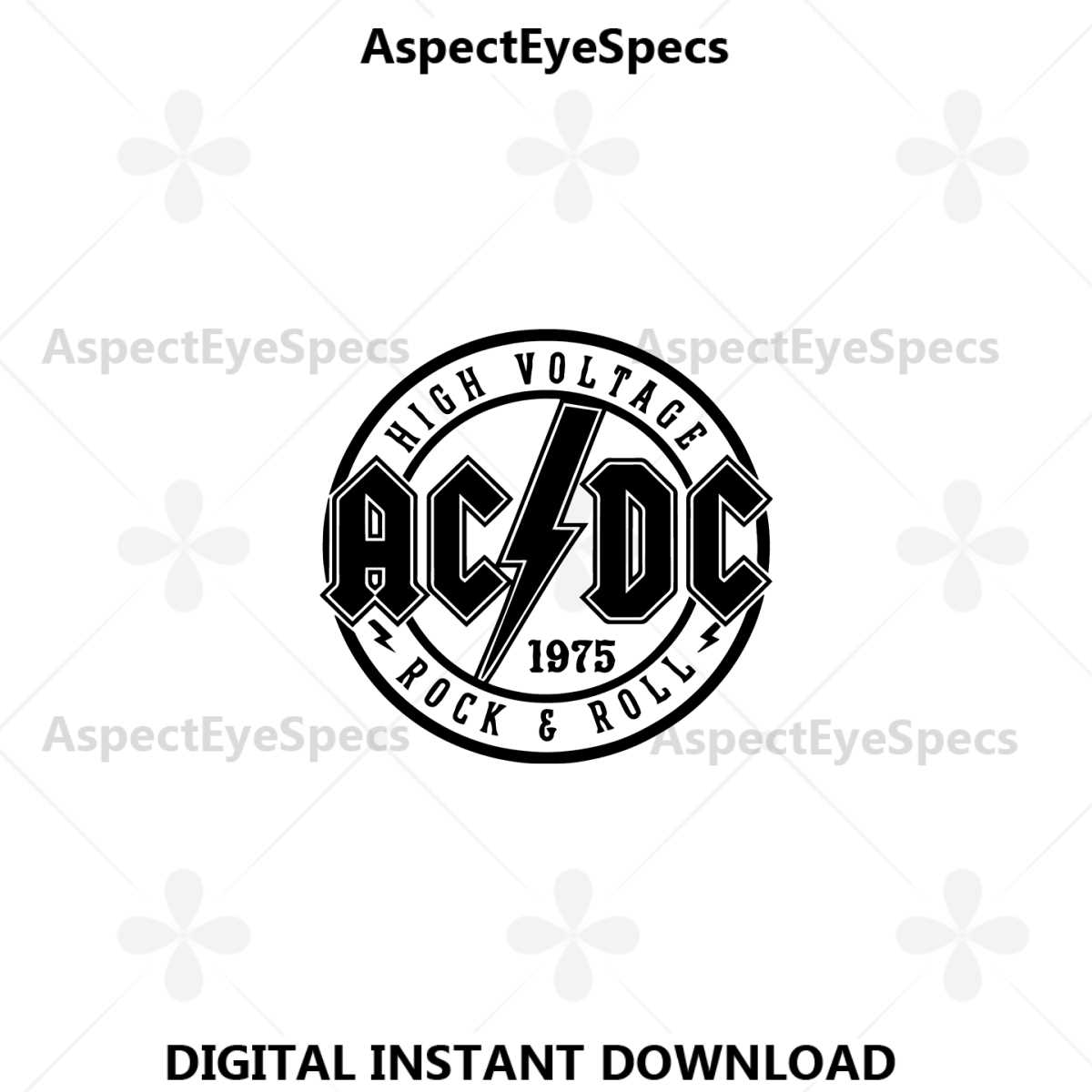ACDC Album Svg, Metallica ACDC Svg, Hight Voltage Rock n Rol | Inspire ...