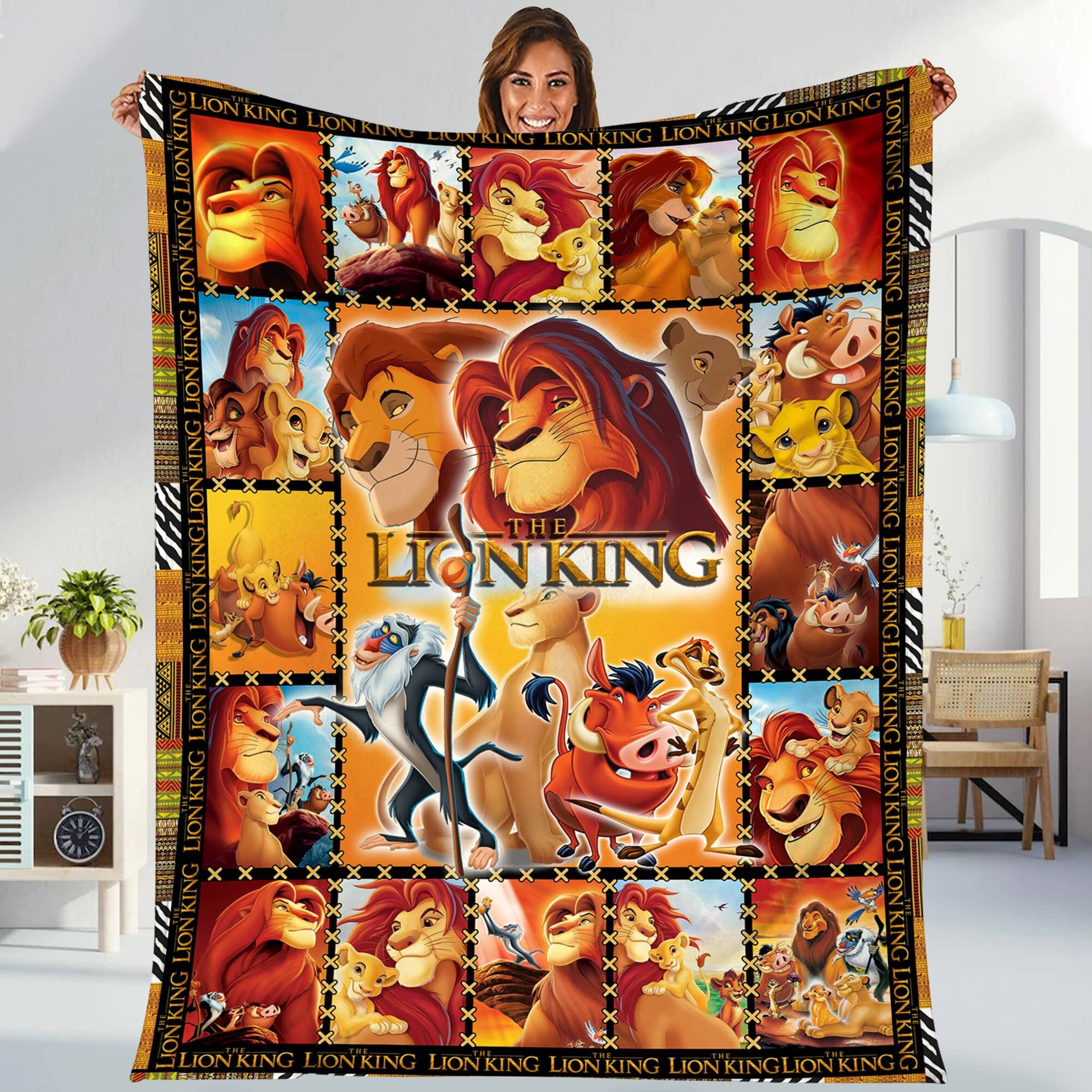 The Lion King Fleece Blanket, The Lion King Simba Nala Blank Inspire Uplift