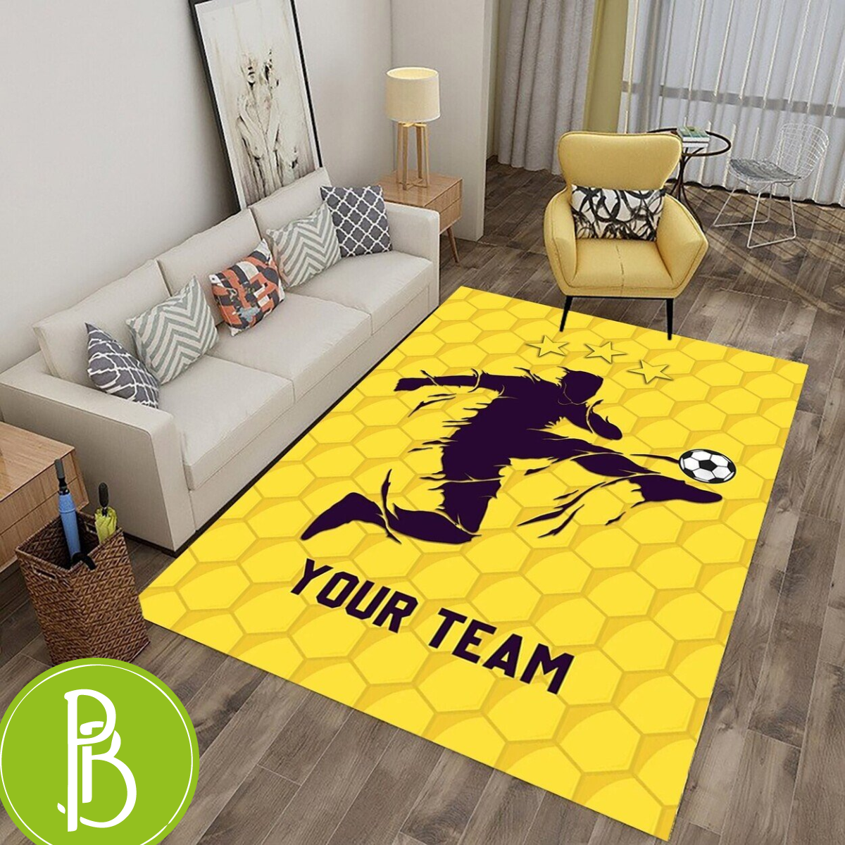 Football And Soccer Vortex Colorful Custom Popular Modern Of | Inspire ...