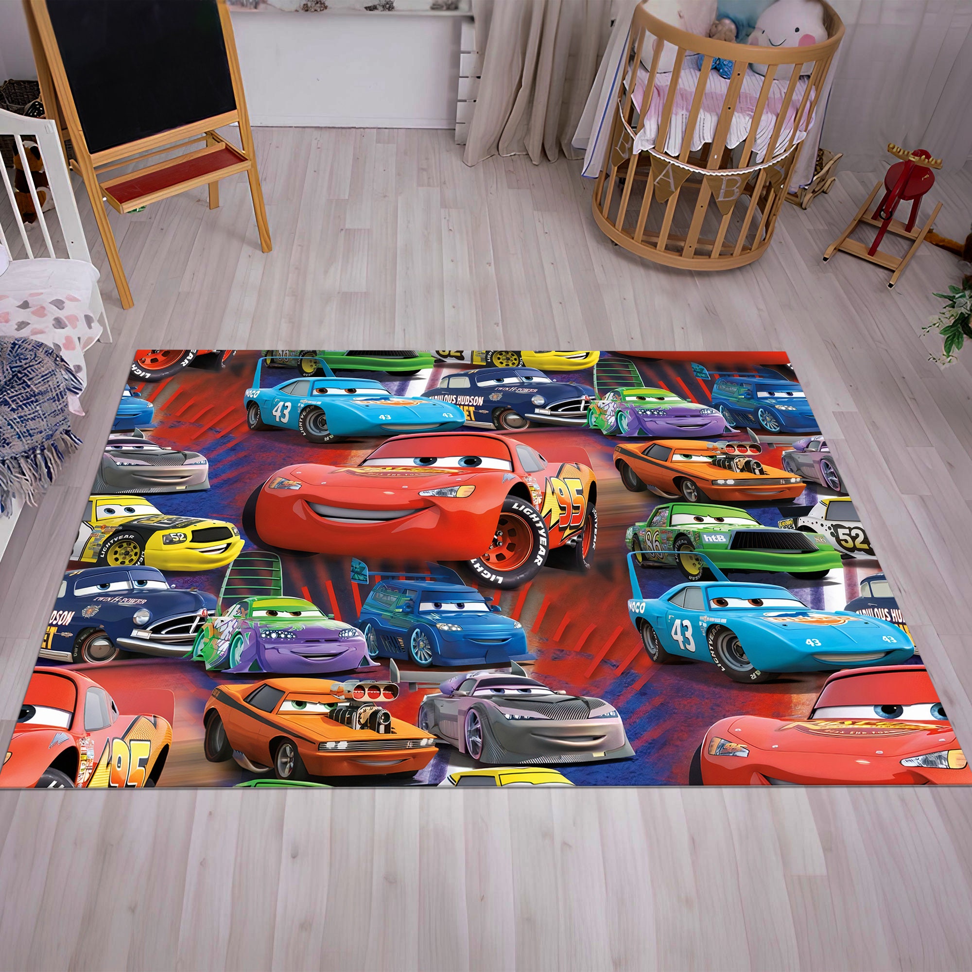 Cars Movie Rug Cars Rug, McQueen Rug, Movie Rug, Fantastic Rug, Gift for Ki | Inspire ...