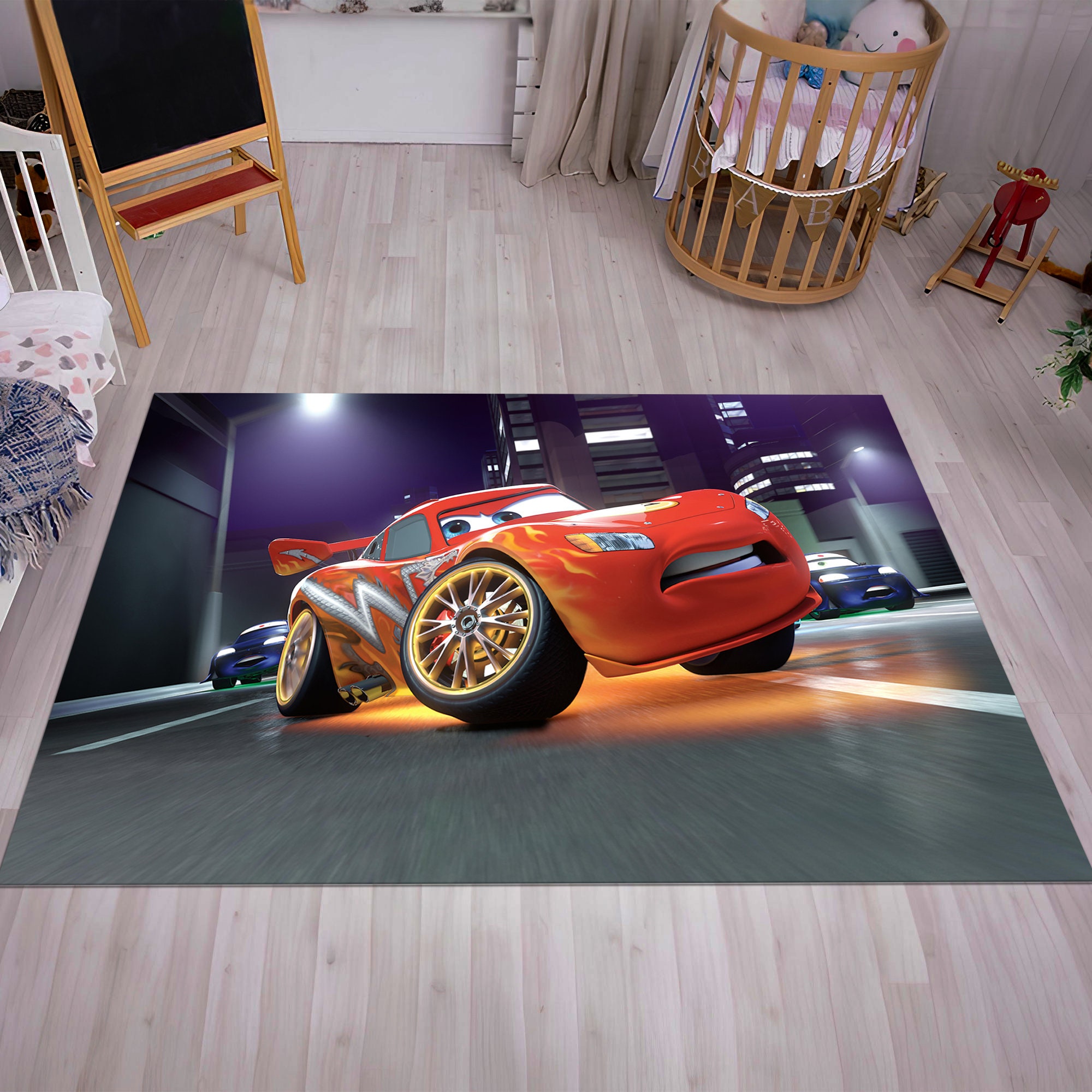 Cars Movie Rug Cars Rug, McQueen Rug, Movie Rug, Fantastic Rug, Gift for Ki | Inspire ...