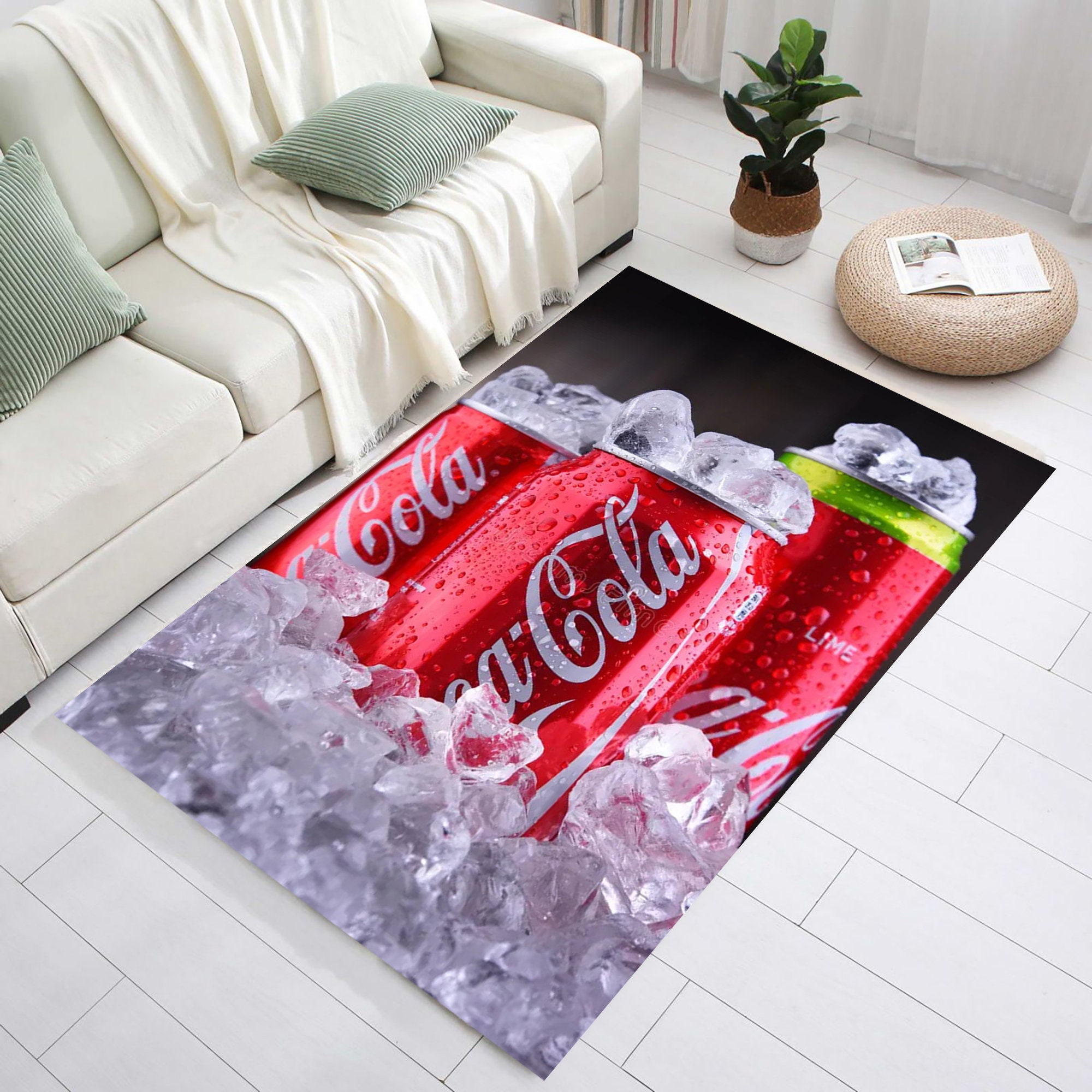 Coca Cola Round Rug Coca Cola Rugs, Cola Pattern Rugs, Drink Rugs, Coke Rugs, Co | Inspire ...