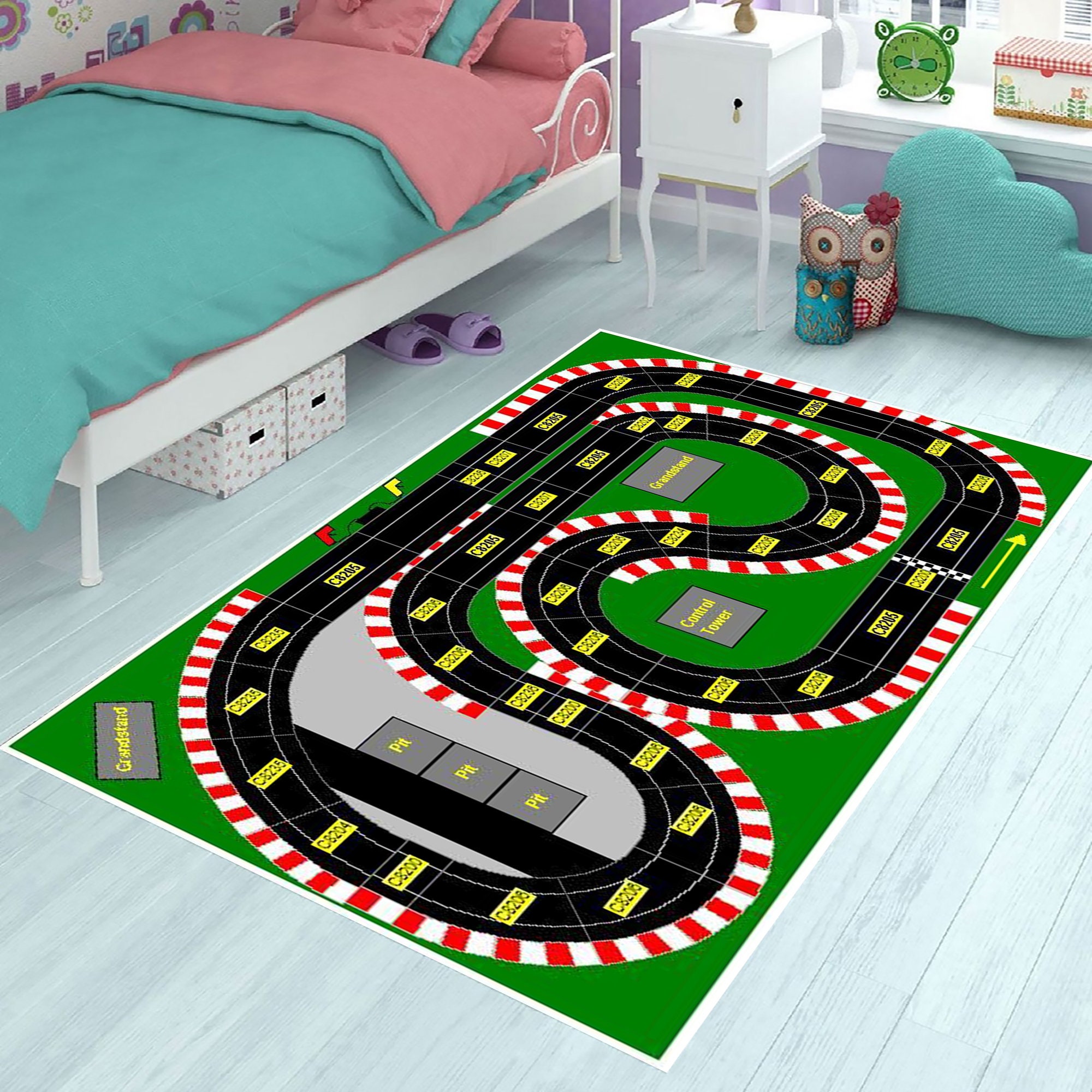 Traffic Pattern Rug, Car Parking, Kids Room Rug, Traffic Pat | Inspire ...