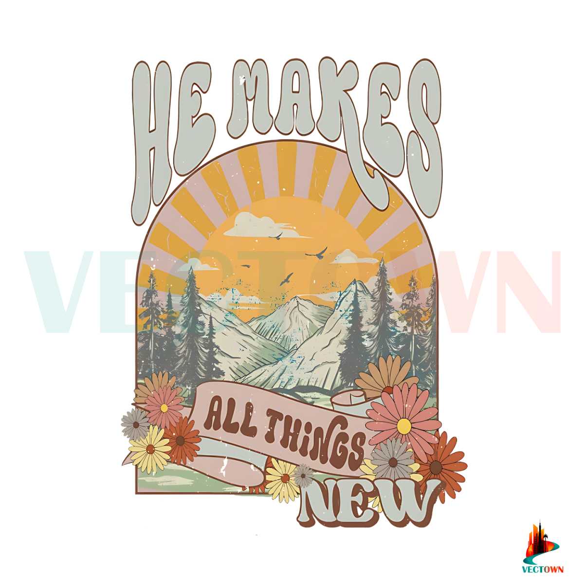 He Makes All Things Graphic Tee main image 0