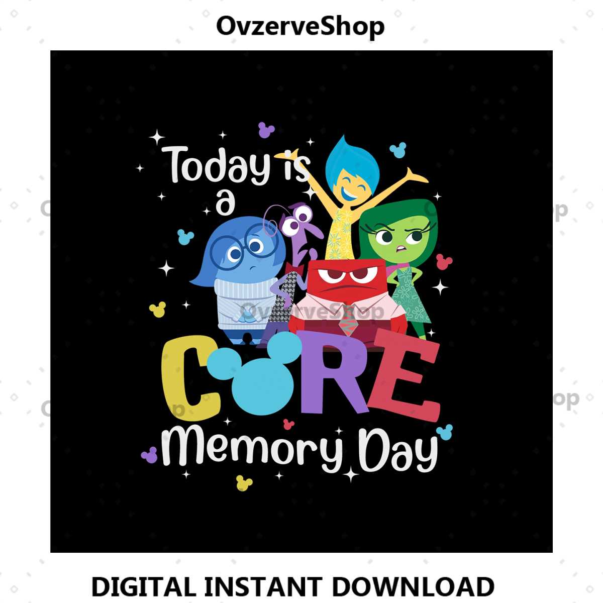 Today Is A Core Memory Day Png, Mickey Ears Png, Inside Out | Inspire ...