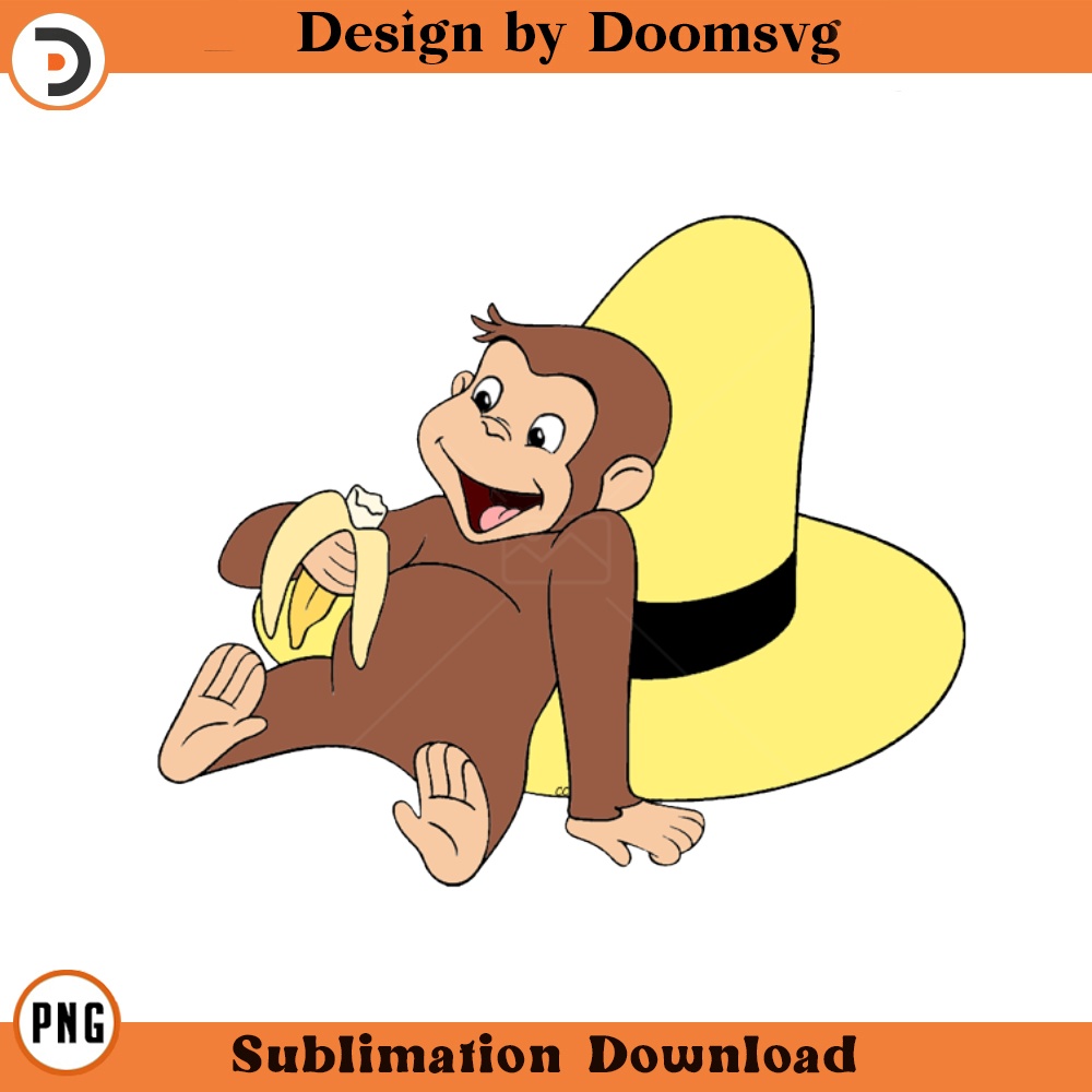 Curious George Banana Cartoon Clipart Download, PNG Download | Inspire ...