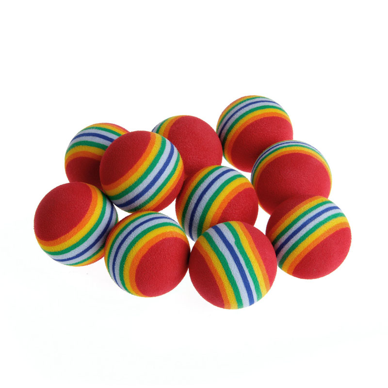 Colorful Cat Toy Balls: 10 Interactive Toys for Play, Chewing, and Training