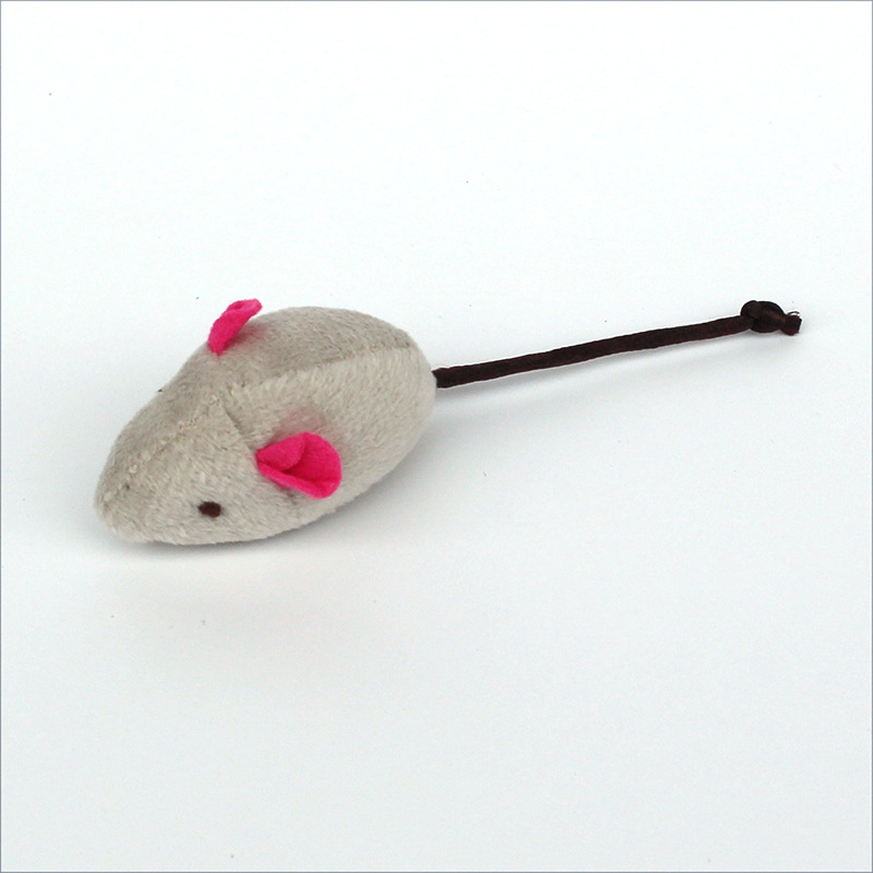 Fun Plush Mouse Cat Toy with Catnip for Kittens - Entertaining Mix Pet Toys for Cats