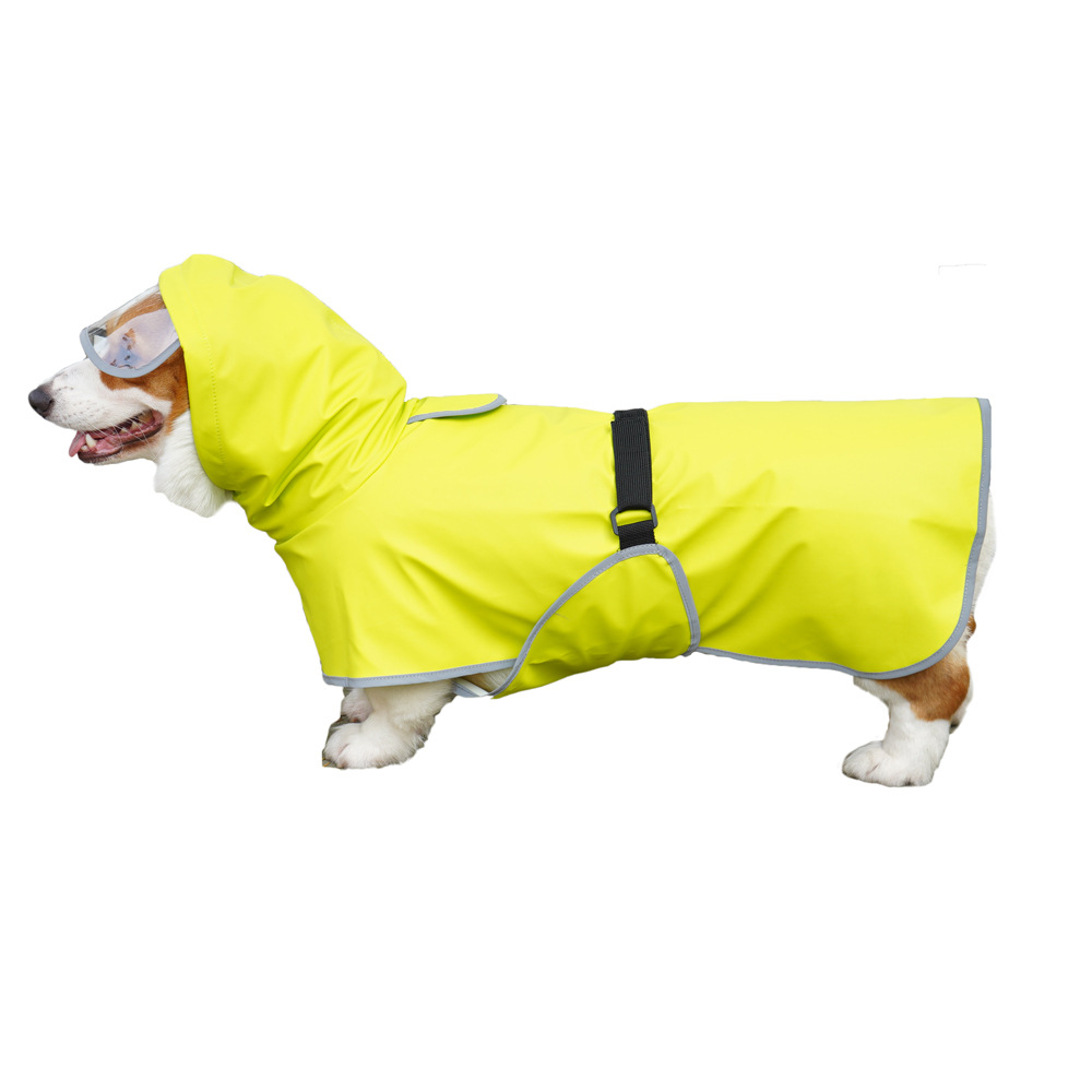 Dog Raincoats: All-Inclusive Sizes for Corgi, Teddy, and Large Breeds - Protect Your Pet's Belly with Quality Rain Cloak
