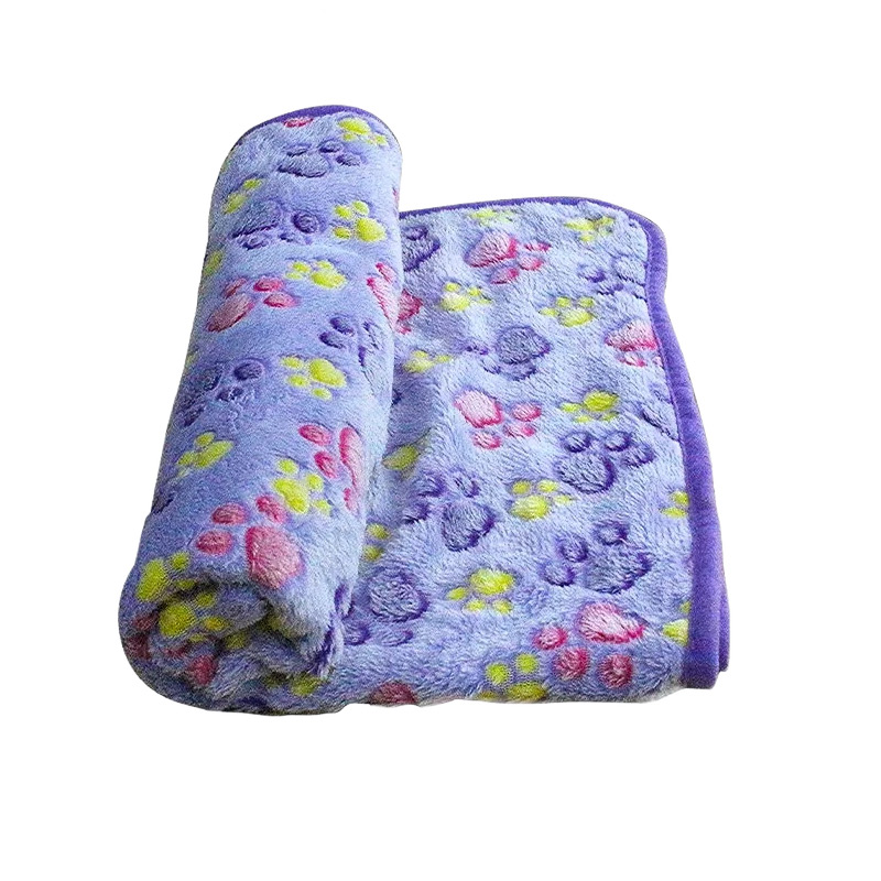 Soft Fluffy High-Quality Pet Blanket, Cute Cartoon Pattern Warm & Comfortable Mat for Cats & Dogs