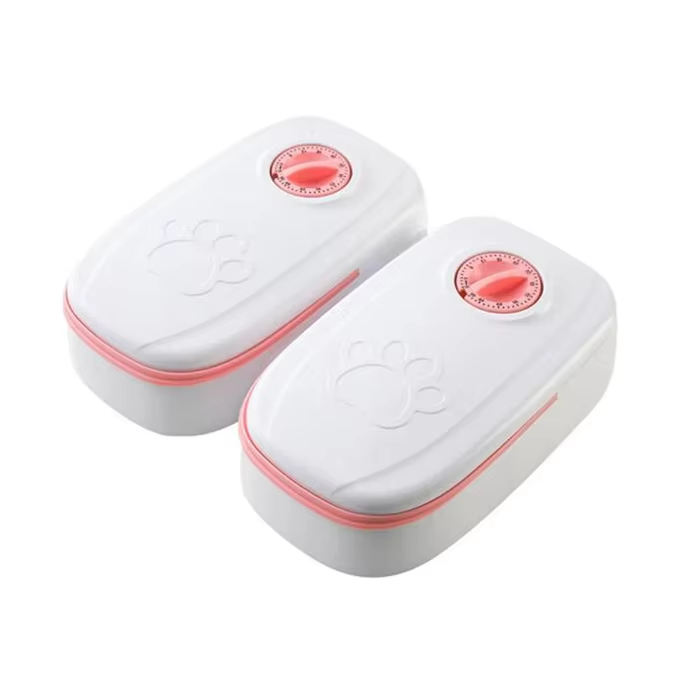 Smart Dual Bowl Automatic Pet Feeder with Timer & Fresh-Keep Cooling for Cats and Dogs