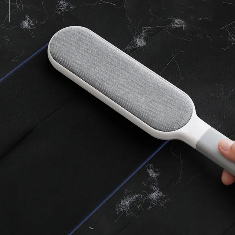 Double-Sided Pet Hair Remover Brush for Clothes, Furniture & Carpets