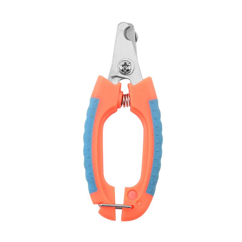 Pro Stainless Steel Dog Nail Clipper with Safety Lock for Easy Pet Grooming