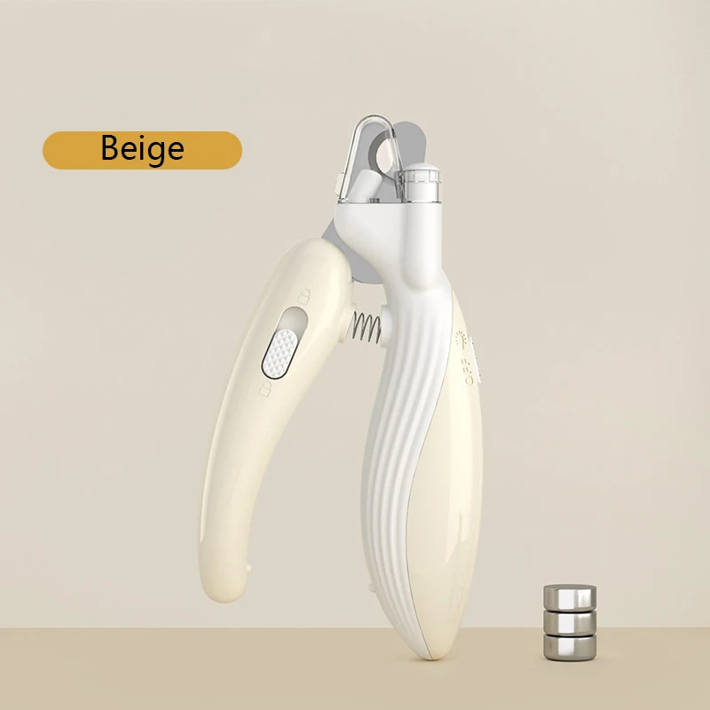 LED Pet Nail Clippers for Dogs & Cats with Safety Lock and Precision Light