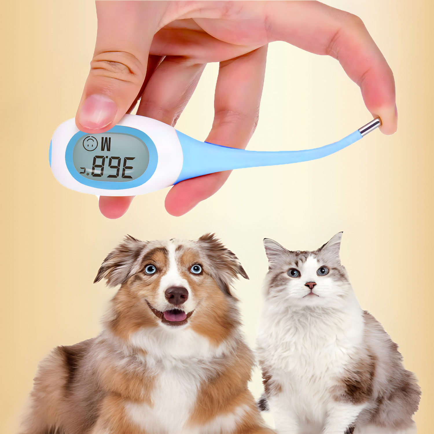 Digital Veterinary Pet Thermometer for Dogs and Cats Fast & Accurate Pet Thermometer Tool
