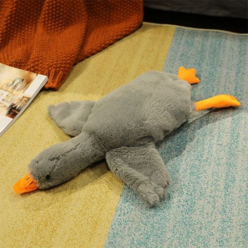 Goose Cuddle Plush Pet Toy & Pillow for Dogs and Cats